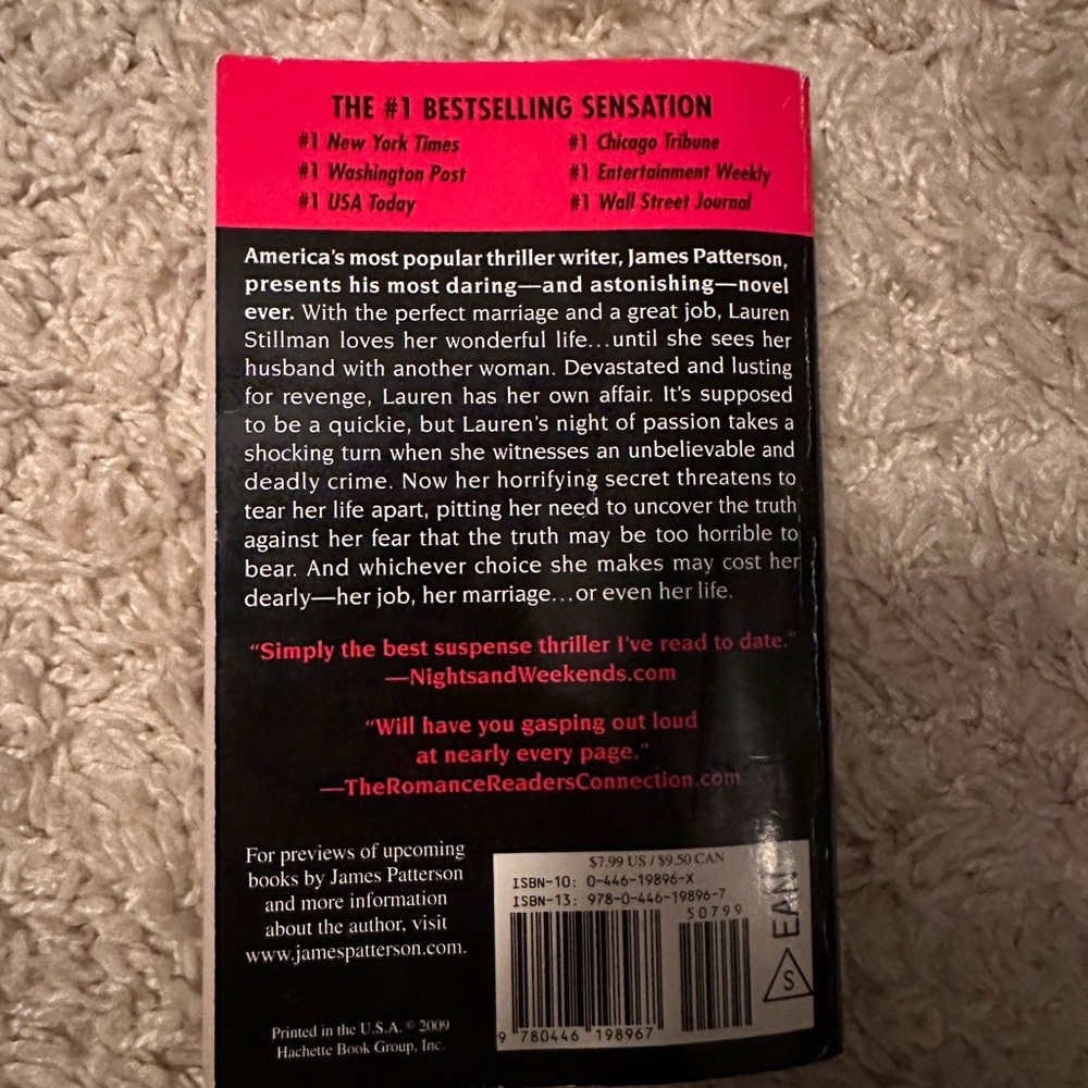 James Patterson Book Set - Beach Road & The Quickie - Picture 3 of 3